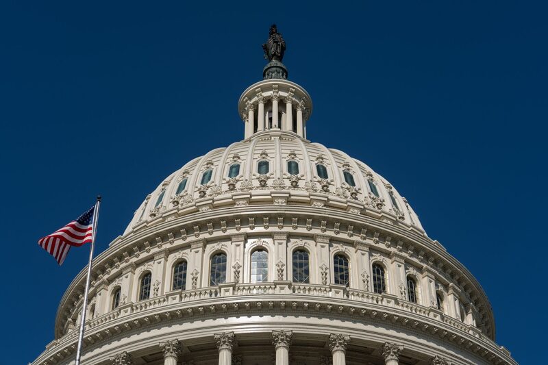 El Capitolio de los EE.UU. en Washington, DC. El Capitolio de los EE.UU. en Washington, DC.