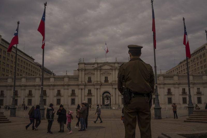 Palacio de La Moneda en Santiago de Chile, el 13 de julio de 2022. Palacio de La Moneda en Santiago de Chile, el 13 de julio de 2022.