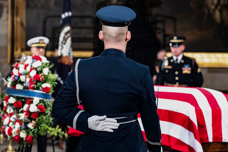 Velório do ex-presidente dos Estados Unidos, Jimmy Carter, que morreu no final de 2024, aos 100 anos (Foto: Valerie Plesch/Bloomberg) Velório do ex-presidente dos Estados Unidos, Jimmy Carter, que morreu no final de 2024, aos 100 anos (Foto: Valerie Plesch/Bloomberg)