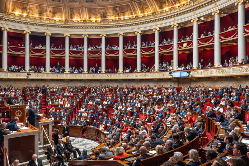 Legisladores en la Asamblea Nacional francesa. (Nathan Laine/Bloomberg) Legisladores en la Asamblea Nacional francesa. (Nathan Laine/Bloomberg)