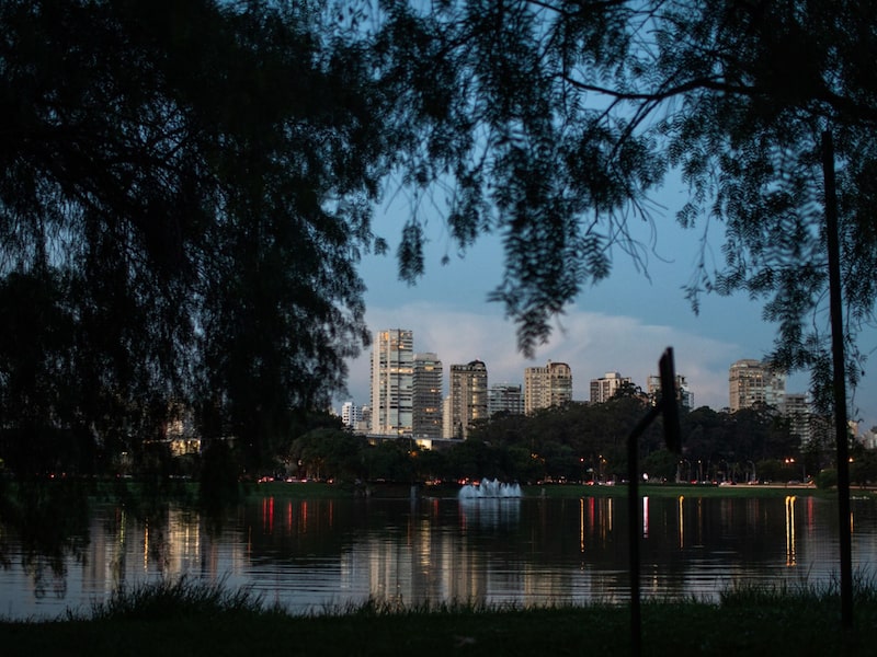 Vista a partir do Parque Ibirapuera, em São Paulo: mercado de hospedagem de alto padrão segue aquecido e com novos projetos (Foto: Victor Moriyama/Bloomberg/Bloomberg) Vista a partir do Parque Ibirapuera, em São Paulo: mercado de hospedagem de alto padrão segue aquecido e com novos projetos (Foto: Victor Moriyama/Bloomberg/Bloomberg)