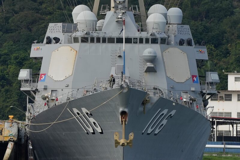 US Warship Docked In Panama After Trump Said Military Hit Third Drug Boat From Venezuela US Warship Docked In Panama After Trump Said Military Hit Third Drug Boat From Venezuela