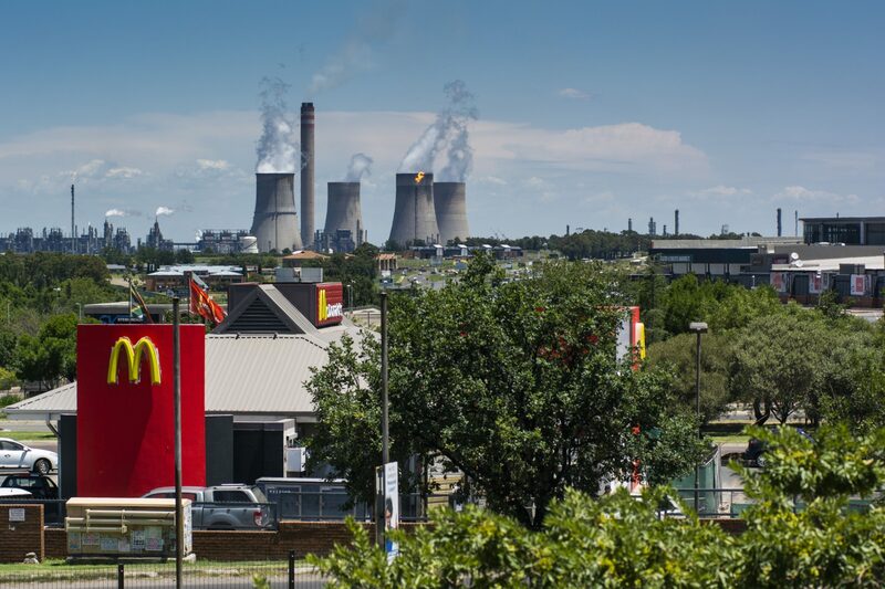 La planta de Sasol, en Secunda. La planta de Sasol, en Secunda.