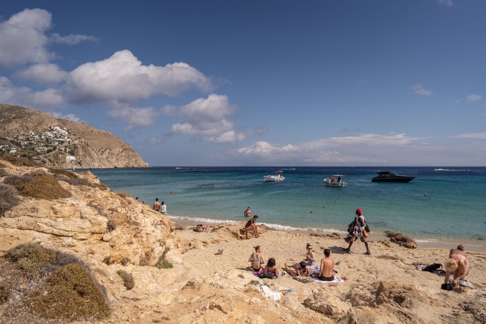Mykonos, Grecia. Fotógrafo: Nick Paleologos/Bloomberg Mykonos, Grecia. Fotógrafo: Nick Paleologos/Bloomberg