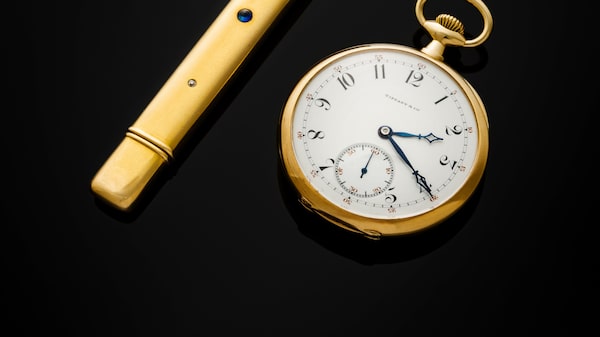 Relógio Patek Philippe do homem mais rico do Titanic vai a leilão por até US$ 500 mil Relógio Patek Philippe do homem mais rico do Titanic vai a leilão por até US$ 500 mil