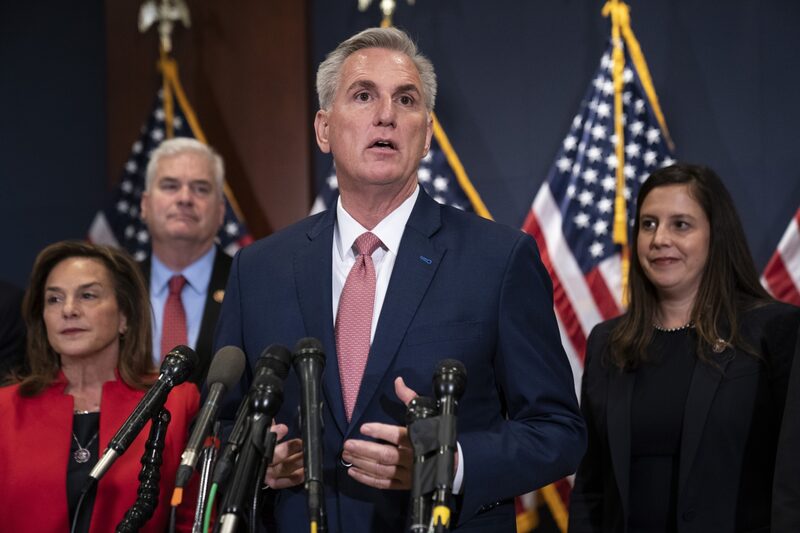 El líder republicano en la Cámara Baja, Kevin McCarthy El líder republicano en la Cámara Baja, Kevin McCarthy