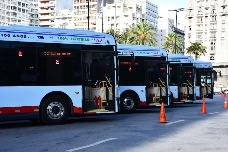 Unidades eléctricas de transporte interdepartamental de pasajeros, el 9 de diciembre de 2024. Unidades eléctricas de transporte interdepartamental de pasajeros, el 9 de diciembre de 2024.