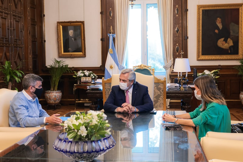 Previo al anuncio, Alberto Fernández recibió a Fernanda Raverta y a Juan Zabaleta Previo al anuncio, Alberto Fernández recibió a Fernanda Raverta y a Juan Zabaleta