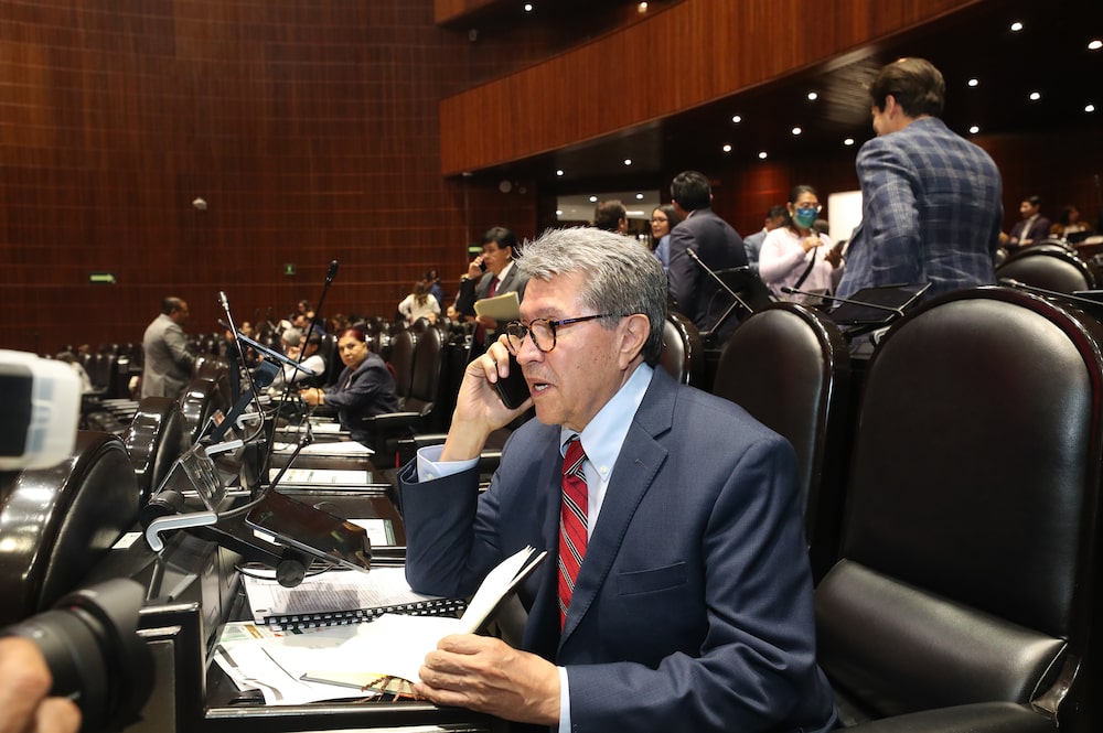 Ricardo Monreal, coordinador de Morena en la Cámara de Diputados, durante la sesión de dictaminación de la Ley de Ingresos 2027, el martes 13 de octubre de 2026, Ciudad de México. Ricardo Monreal, coordinador de Morena en la Cámara de Diputados, durante la sesión de dictaminación de la Ley de Ingresos 2027, el martes 13 de octubre de 2026, Ciudad de México.