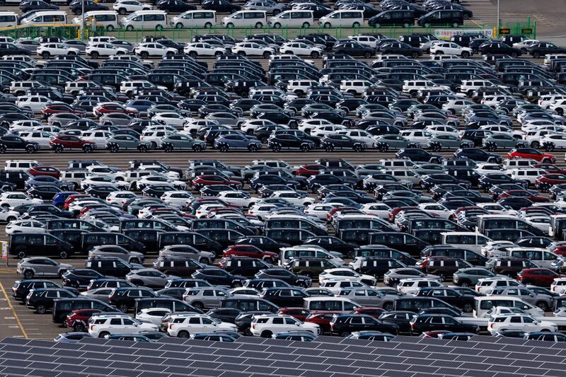 Los fabricantes de automóviles deben hacer frente ahora al costo adicional de un arancel, antes la mayoría de sus envíos de automóviles a EE.UU. no incurrían en ningún derecho. Fotografía: SeongJoon Cho/Bloomberg Los fabricantes de automóviles deben hacer frente ahora al costo adicional de un arancel, antes la mayoría de sus envíos de automóviles a EE.UU. no incurrían en ningún derecho. Fotografía: SeongJoon Cho/Bloomberg