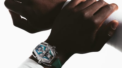 Así es el reloj de titanio de US$351.000 que también puede convertirse en un robot Así es el reloj de titanio de US$351.000 que también puede convertirse en un robot