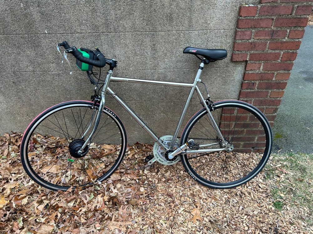 La bicicleta tras la conversión La bicicleta tras la conversión