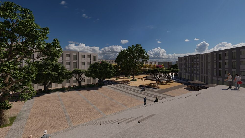 Maqueta en tercera dimensión de Ciudad Morazán, en Choloma. Maqueta en tercera dimensión de Ciudad Morazán, en Choloma.