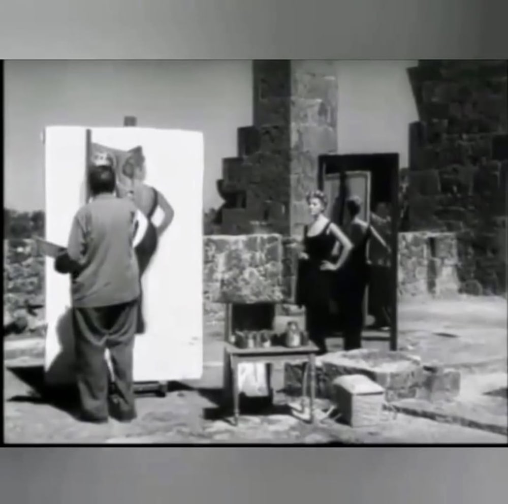 Silvia Pinal y Diego Rivera Silvia Pinal y Diego Rivera