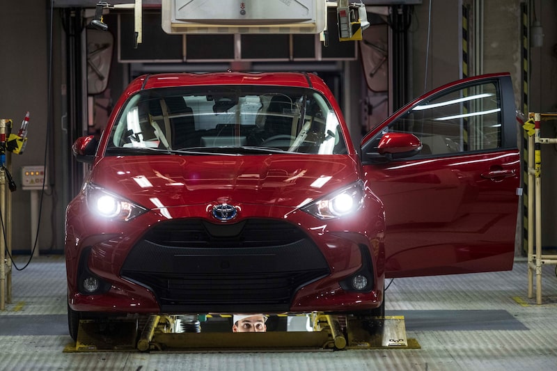 Un vehículo Toyota. Un vehículo Toyota.