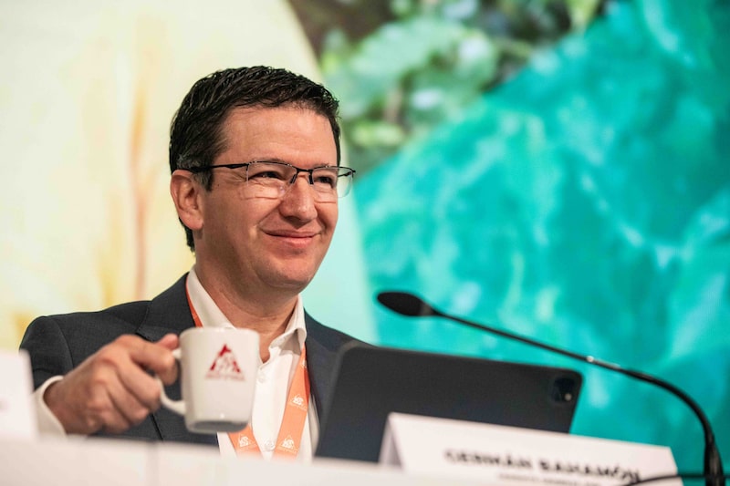 Germán Bahamón, gerente de la Federación Nacional de Cafeteros Germán Bahamón, gerente de la Federación Nacional de Cafeteros