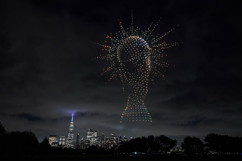FIFA Drone Show Ahead of Club World Cup Final FIFA Drone Show Ahead of Club World Cup Final