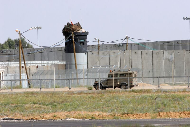 El cruce Karim Shalom en el sur de la Franja de Gaza El cruce Karim Shalom en el sur de la Franja de Gaza