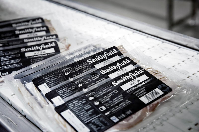 A Smithfield é conhecida pelo bacon e pelas salsichas no mercado americano e em outros países (Foto: Qilai Shen/Bloomberg) A Smithfield é conhecida pelo bacon e pelas salsichas no mercado americano e em outros países (Foto: Qilai Shen/Bloomberg)