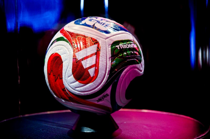 Balón Trionda durante el cierre del tour internacional del Trofeo Original de la Copa Mundial de la FIFA en Ciudad de México durante los días 5 al 8 de junio de 2026. Balón Trionda durante el cierre del tour internacional del Trofeo Original de la Copa Mundial de la FIFA en Ciudad de México durante los días 5 al 8 de junio de 2026.