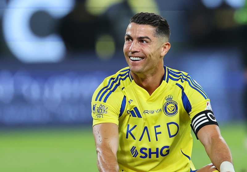Cristiano Ronaldo, del Al Nassr, reacciona durante el partido de la Liga Profesional Saudí entre el Al Nassr y el Al Ittihad en el Al-Awwal Park el 7 de mayo de 2025 en Riad, Arabia Saudí. Cristiano Ronaldo, del Al Nassr, reacciona durante el partido de la Liga Profesional Saudí entre el Al Nassr y el Al Ittihad en el Al-Awwal Park el 7 de mayo de 2025 en Riad, Arabia Saudí.