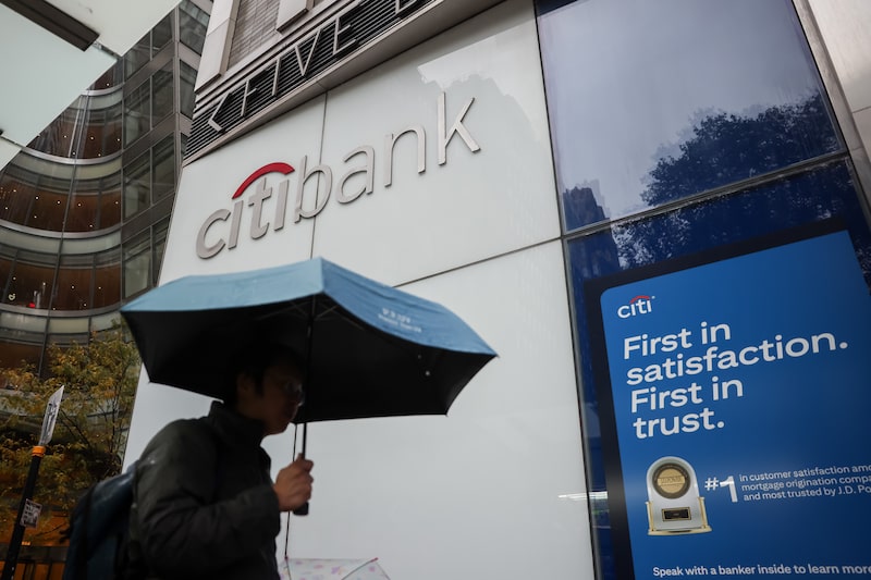 A Citibank branch in New York, US, on Sunday, Oct. 11, 2026. Citigroup Inc. is scheduled to release earnings figures on October 13. Photographer: Michael Nagle/Bloomberg A Citibank branch in New York, US, on Sunday, Oct. 11, 2026. Citigroup Inc. is scheduled to release earnings figures on October 13. Photographer: Michael Nagle/Bloomberg