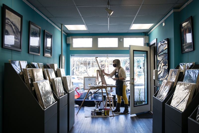 Pinta en la galería Pinta en la galería