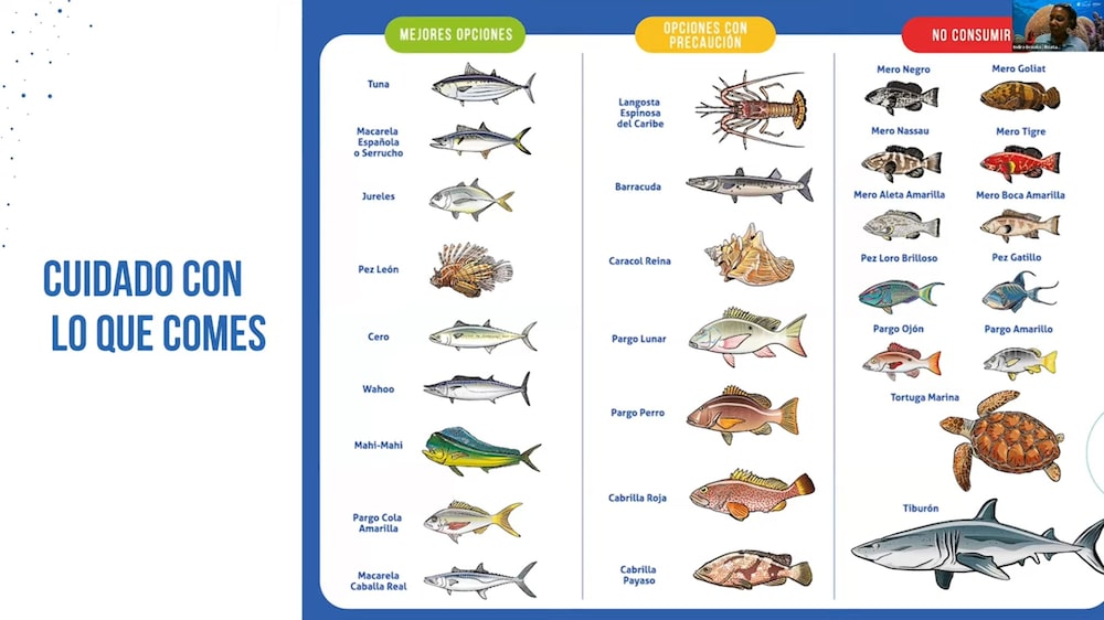 Evitar o limitar el consumo de ciertas especies de peces. Evitar o limitar el consumo de ciertas especies de peces.