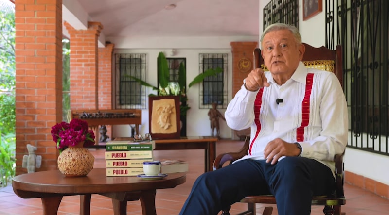 Andrés Manuel López Obrador, expresidente de México difunde video desde Chiapas Andrés Manuel López Obrador, expresidente de México difunde video desde Chiapas