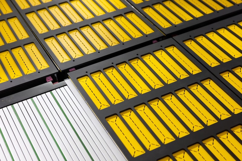 Una batería para vehículos eléctricos (EV) de LG Energy Solution Co. en la exposición InterBattery celebrada en Seúl, Corea del Sur, el miércoles 6 de marzo de 2024. Una batería para vehículos eléctricos (EV) de LG Energy Solution Co. en la exposición InterBattery celebrada en Seúl, Corea del Sur, el miércoles 6 de marzo de 2024.