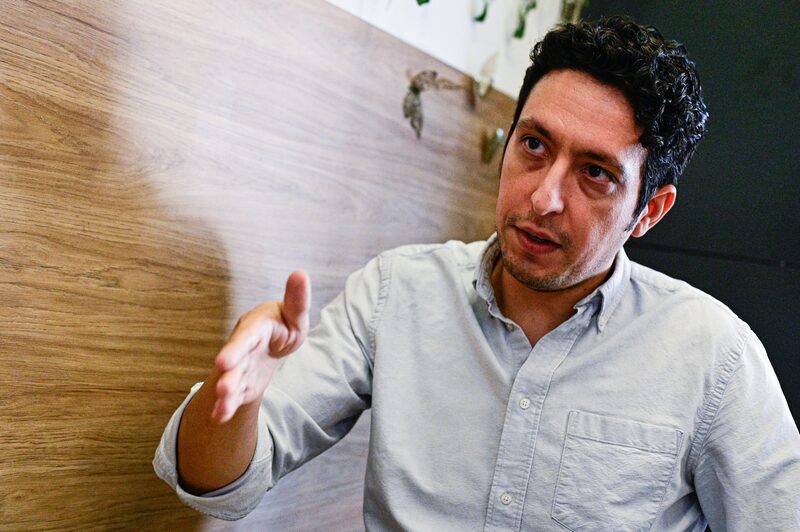 Pablo Taddei Arriola, CEO de la empresa estatal LitioMx, durante una conversación con Bloomberg Línea en la Ciudad de México (Foto: Daniel Hernández). Pablo Taddei Arriola, CEO de la empresa estatal LitioMx, durante una conversación con Bloomberg Línea en la Ciudad de México (Foto: Daniel Hernández).