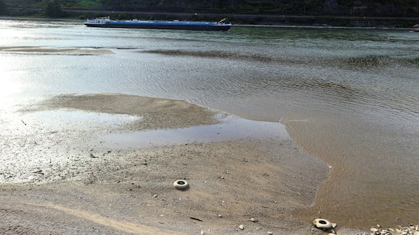 Bajos niveles de agua en el río Rin podría agravar la crisis energética en Europa Bajos niveles de agua en el río Rin podría agravar la crisis energética en Europa