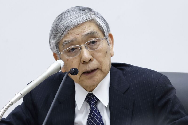 Haruhiko Kuroda, gobernador del Banco de Japón. Haruhiko Kuroda, gobernador del Banco de Japón.