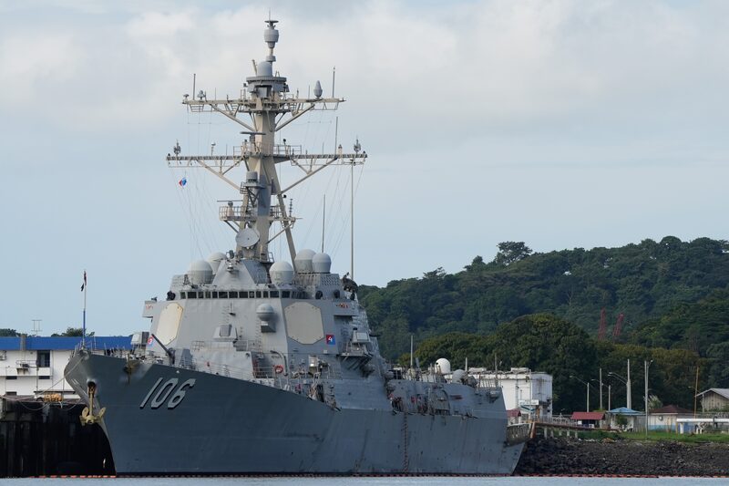 El USS Stockdale, de la Marina de los Estados Unidos, atracó en la ciudad de Panamá en septiembre.
Fotógrafo: Enea Lebrun/Bloomberg
El USS Stockdale, de la Marina de los Estados Unidos, atracó en la ciudad de Panamá en septiembre.
Fotógrafo: Enea Lebrun/Bloomberg