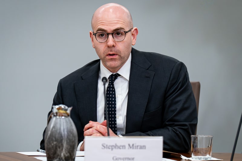 Stephen Miran. Fotógrafo: Al Drago/Bloomberg. Stephen Miran. Fotógrafo: Al Drago/Bloomberg.