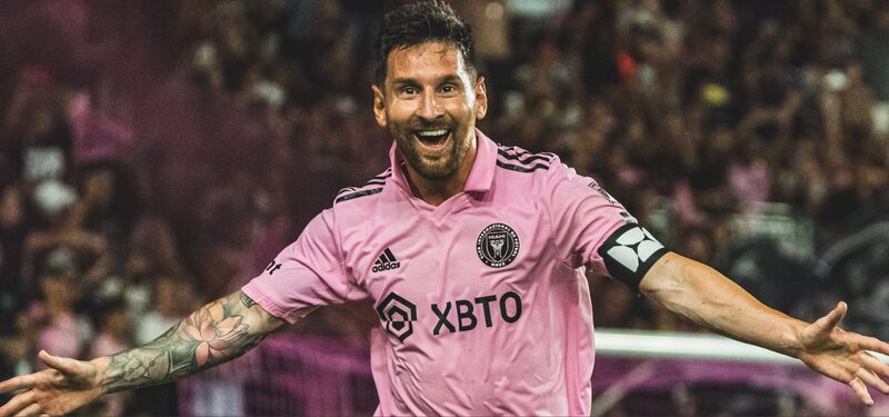 Messi jugando en el Inter de Miami Messi jugando en el Inter de Miami