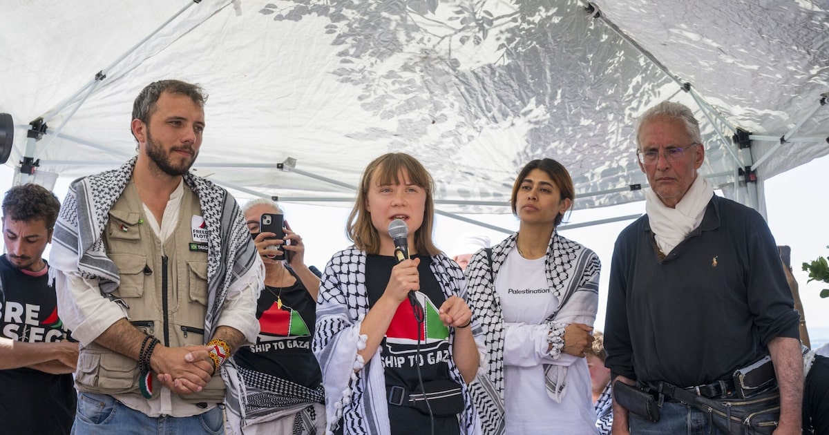 Greta Thunberg fue enviada a Suecia tras haber sido interceptado su ...