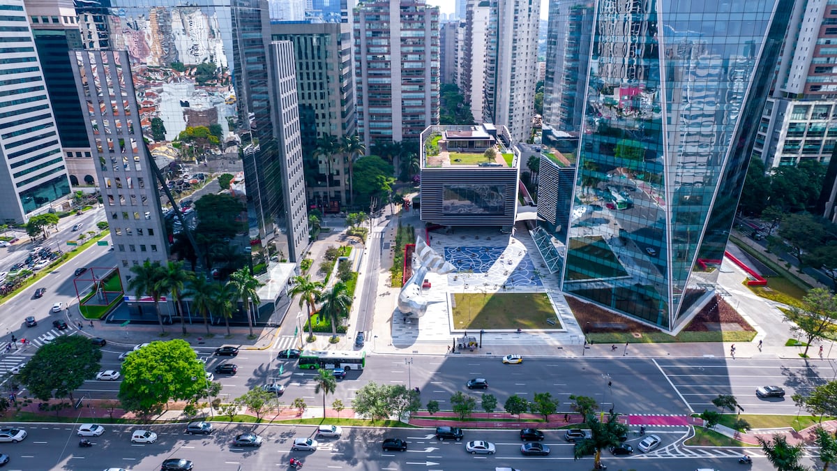 Birmann 32, conhecido como o “prédio da baleia”: maior parte do bloco deixado pelo Master já está ocupada, segundo executiva da JLL. (Foto: ADVTP / Shutterstock.com)