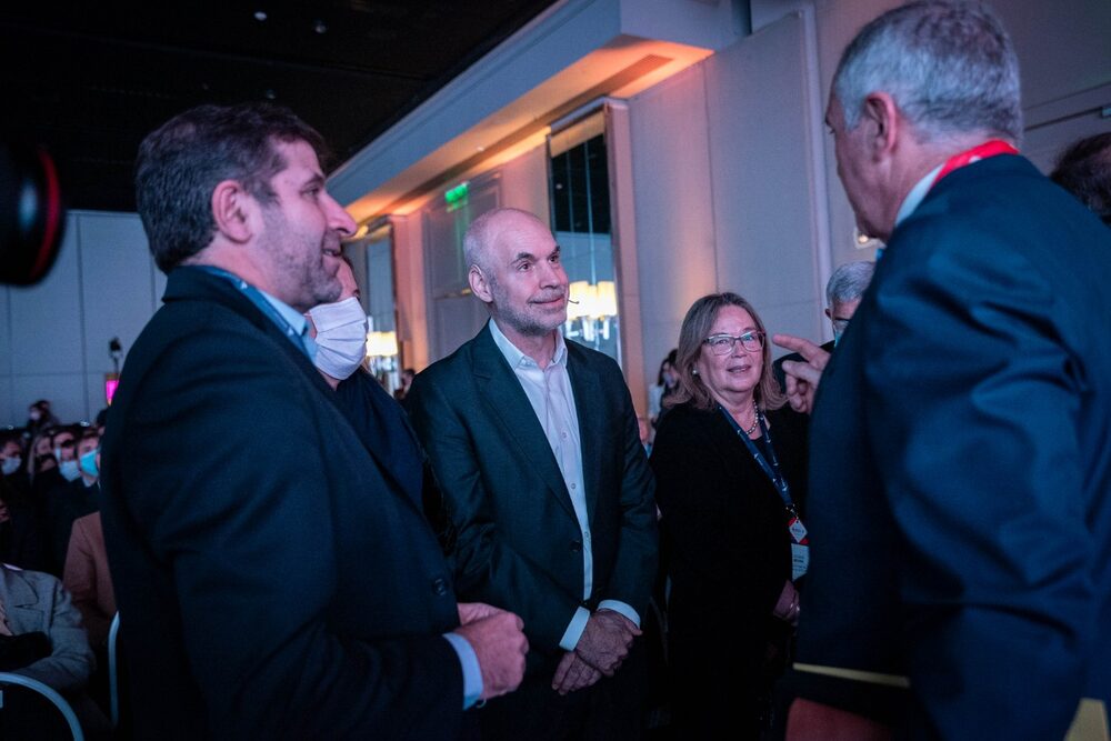 El jefe de Gobierno porteño conversando con el embajador de Estados Unidos en la Argentina El jefe de Gobierno porteño conversando con el embajador de Estados Unidos en la Argentina