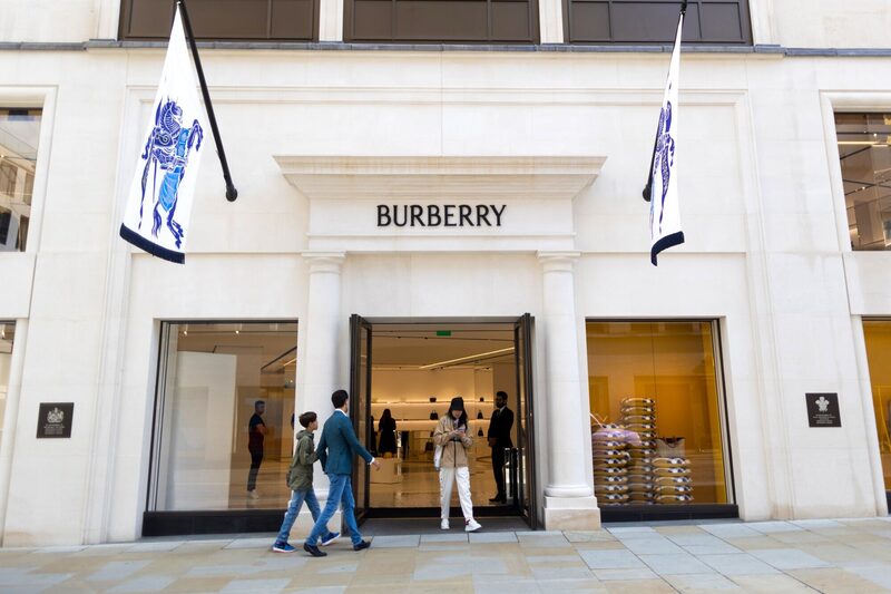 Loja da Burberry em Bond Street, Londres Loja da Burberry em Bond Street, Londres