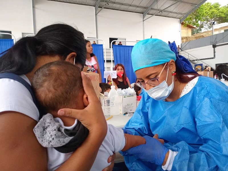 Venezolanos repatriados reciben atención médica especializada, el 5 de mayo de 2025. Venezolanos repatriados reciben atención médica especializada, el 5 de mayo de 2025.