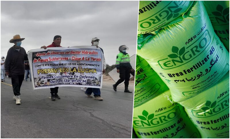 La compra de fertilizantes como la urea es uno de los puntos principales de reclamo para los agricultores. (Fotos: RPP/Bloomberg) La compra de fertilizantes como la urea es uno de los puntos principales de reclamo para los agricultores. (Fotos: RPP/Bloomberg)