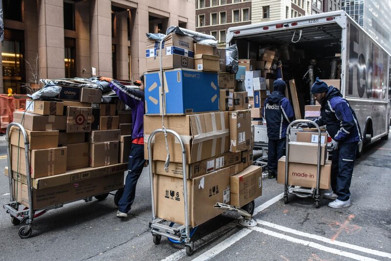 Package Deliveries As Cyber Monday Deals Hit Package Deliveries As Cyber Monday Deals Hit