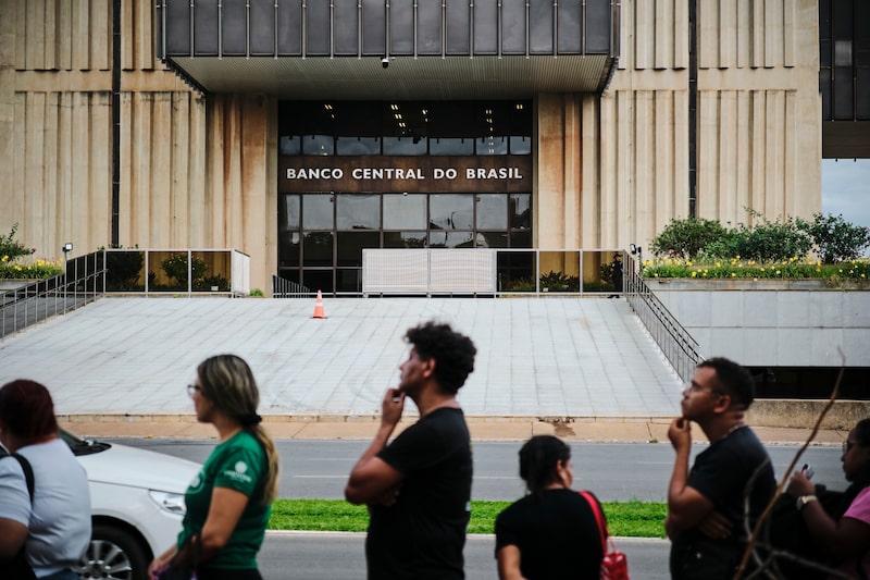 El Banco Central de Brasil en Brasilia. Fotógrafo: Gustavo Minas/Bloomberg El Banco Central de Brasil en Brasilia. Fotógrafo: Gustavo Minas/Bloomberg