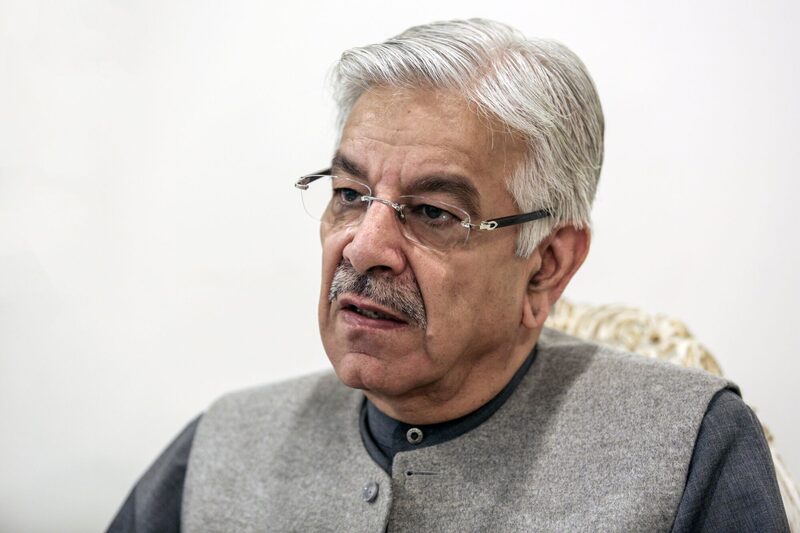 Khawaja Muhammad Asif in 2018. Khawaja Muhammad Asif in 2018.