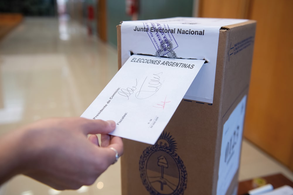 Una imagen de las elecciones 2023 en Argentina. Una imagen de las elecciones 2023 en Argentina.