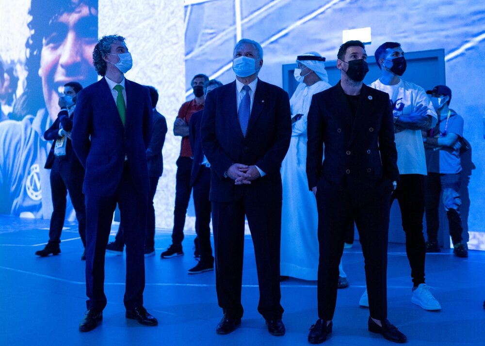 Los jugadores del seleccionado argentino estuvieron juntos en Dubái. Los jugadores del seleccionado argentino estuvieron juntos en Dubái.