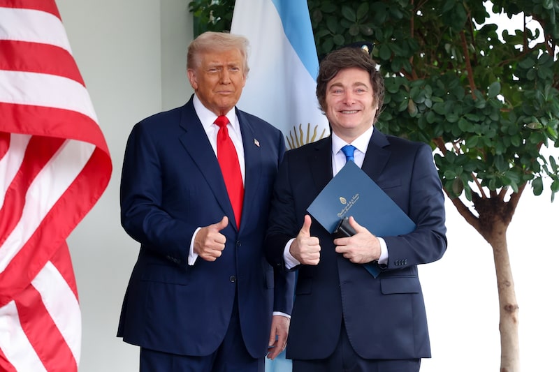 Argentino quer renegociar os termos por causa da decisão da Suprema Corte dos EUA sobre as tarifas globais de Donald Trump (Foto: Alex Wroblewski/CNP/Bloomberg) Argentino quer renegociar os termos por causa da decisão da Suprema Corte dos EUA sobre as tarifas globais de Donald Trump (Foto: Alex Wroblewski/CNP/Bloomberg)