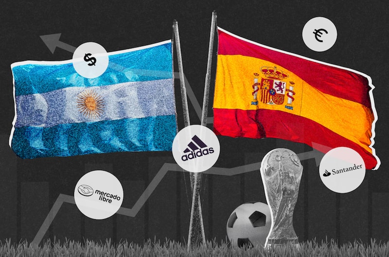 La final del Mundial 2026 entre Argentina y España también enfrenta a ambos países en los mercados, desde sus bolsas y monedas hasta sus mayores empresas cotizadas. La final del Mundial 2026 entre Argentina y España también enfrenta a ambos países en los mercados, desde sus bolsas y monedas hasta sus mayores empresas cotizadas.