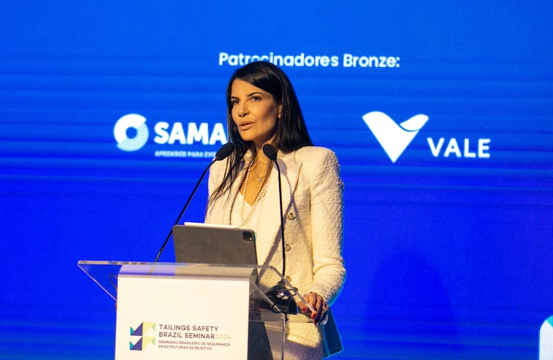 Ana Sanches, presidente do Conselho Diretor do IBRAM e CEO da Anglo American no Brasil. Crédito: Glenio Campregher/Ibram Ana Sanches, presidente do Conselho Diretor do IBRAM e CEO da Anglo American no Brasil. Crédito: Glenio Campregher/Ibram